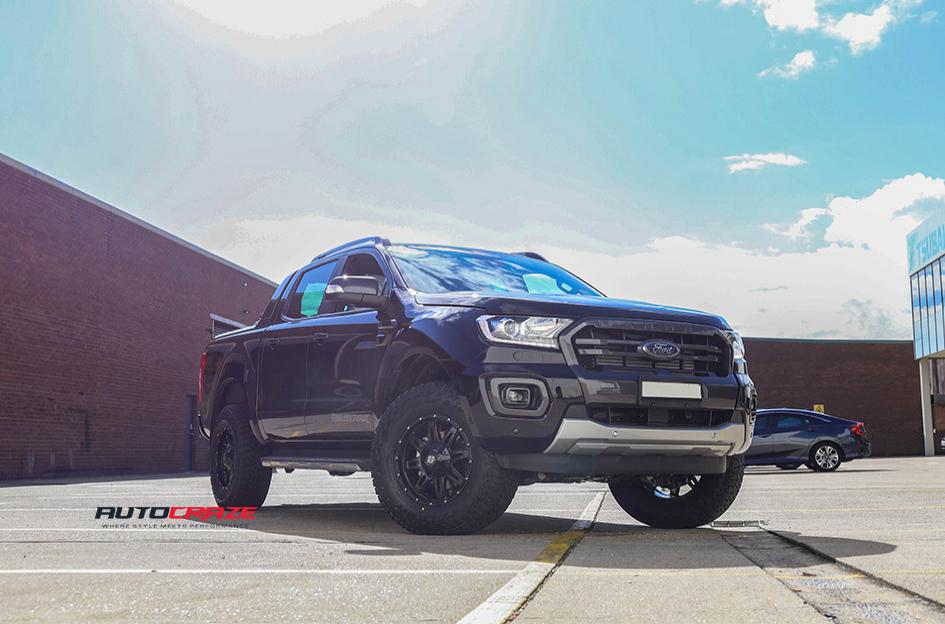 FORD RANGER RENEGADE V2 MATTE BLACK